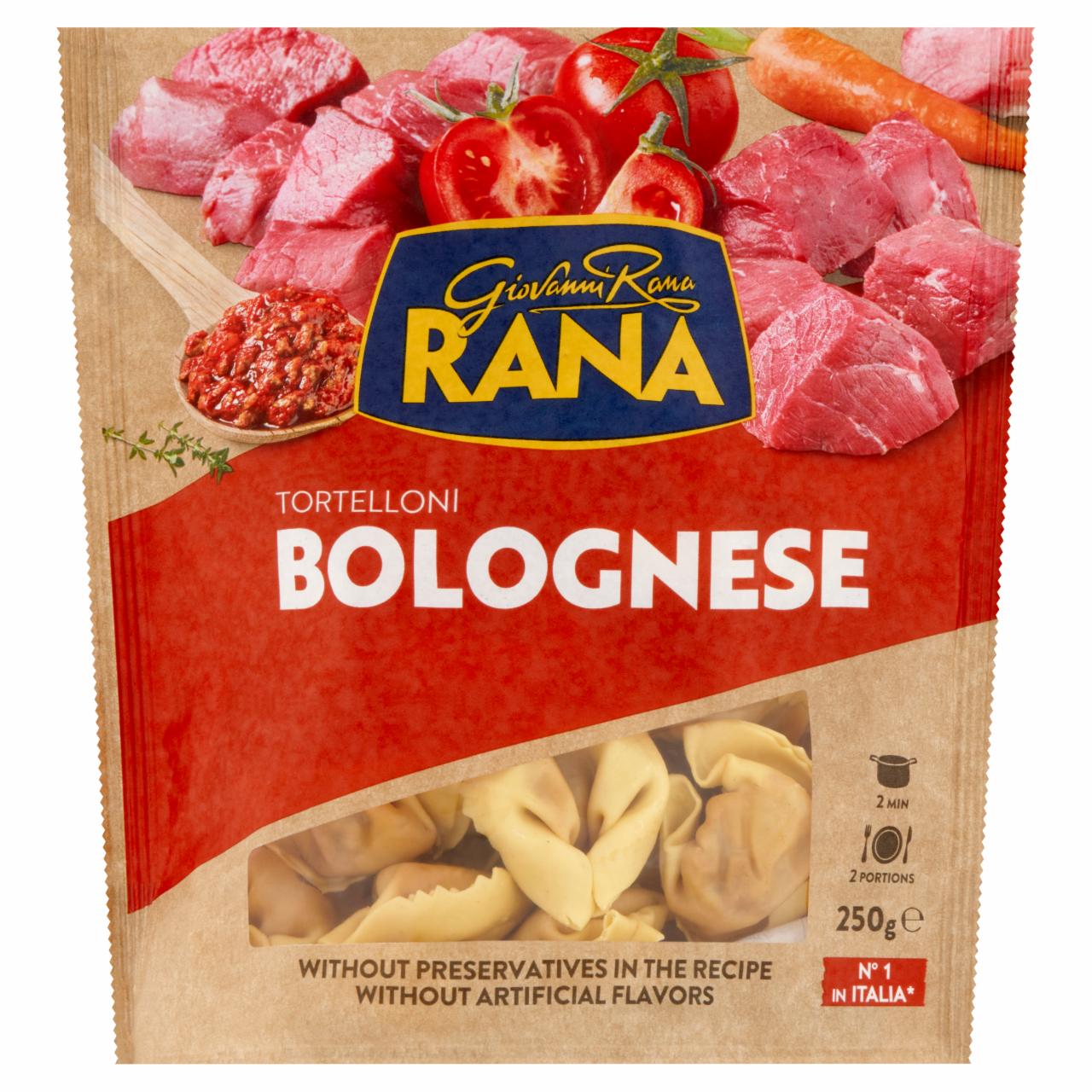 Képek - Giovanni Rana Tortelloni bolognai módra 250 g