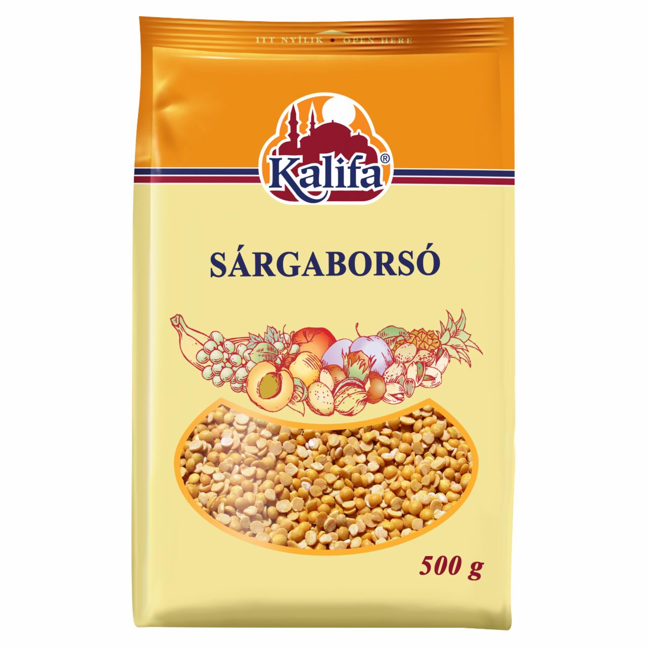 Képek - Kalifa hántolt, felezett sárgaborsó 500 g