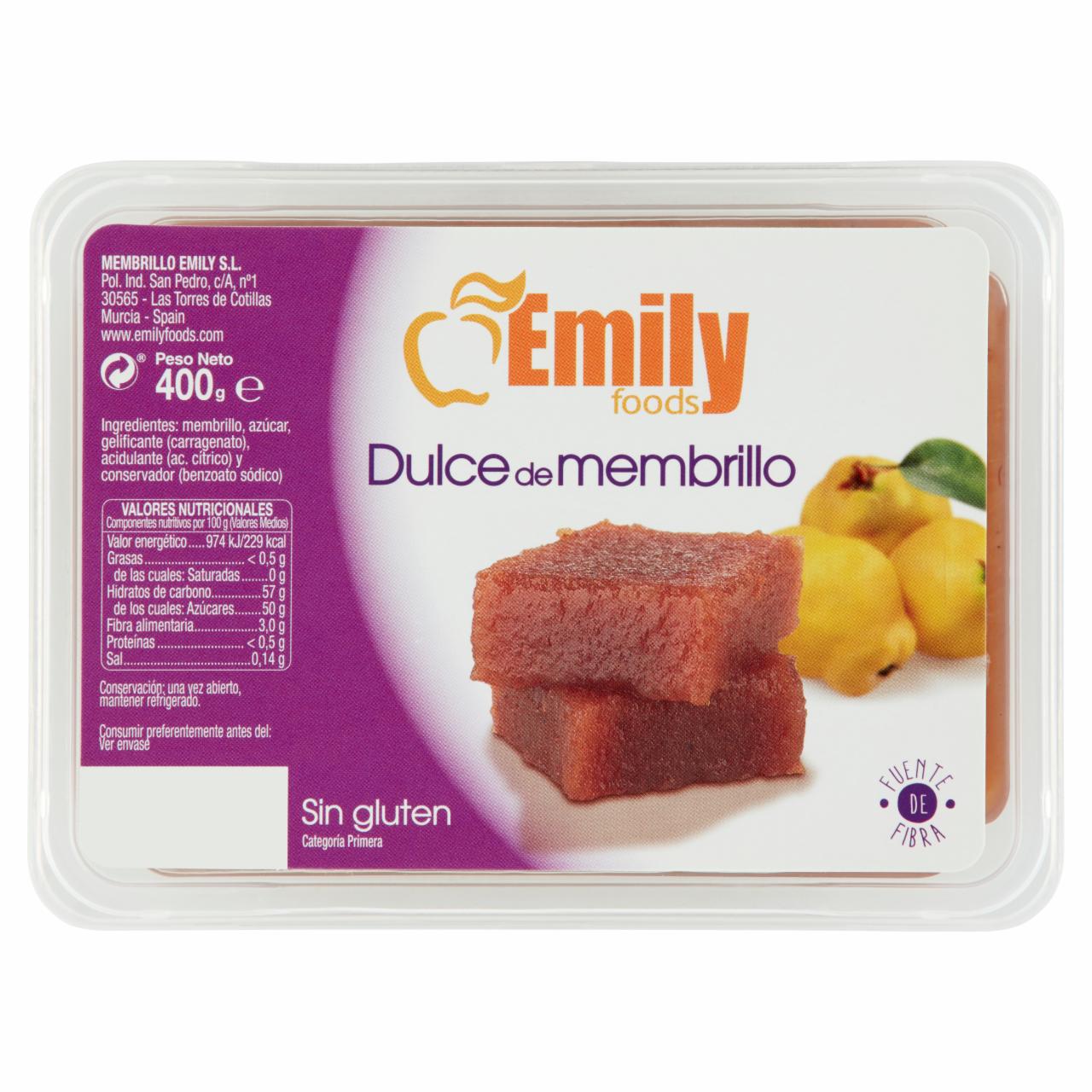 Képek - Emily Foods birsalmasajt, gluténmentes 400 g