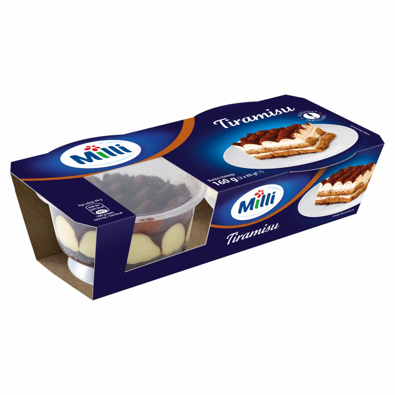 Képek - Milli tiramisu desszert 2 x 80 g