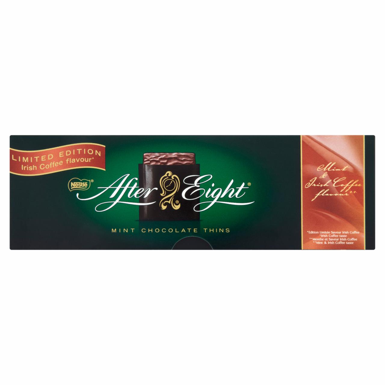 Képek - Nestlé After Eight mentolos étcsokoládé lapocskák ír krémlikőrízű töltelékkel 300 g