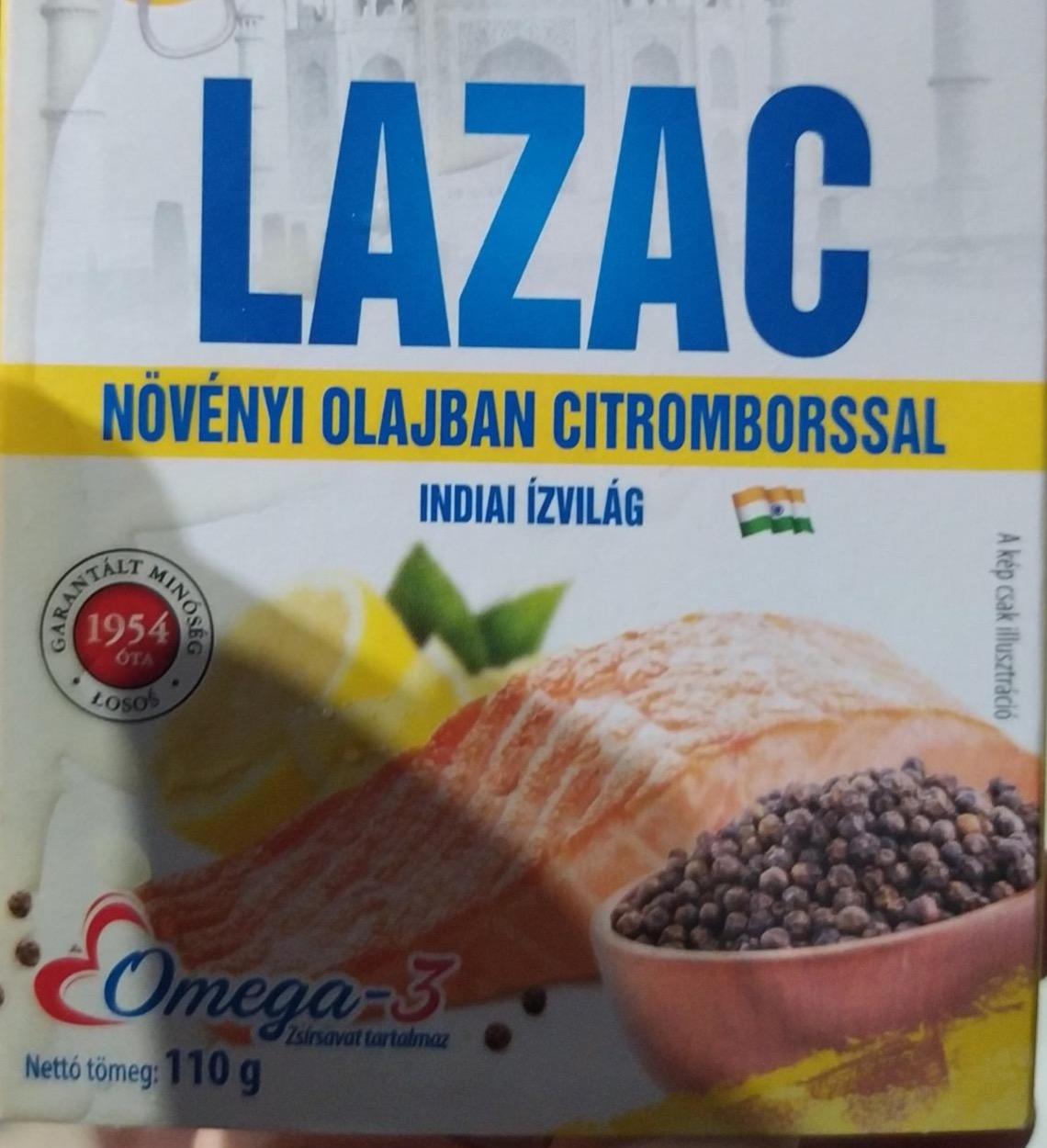 Képek - Lazac növényi olajban citromborssal Losos