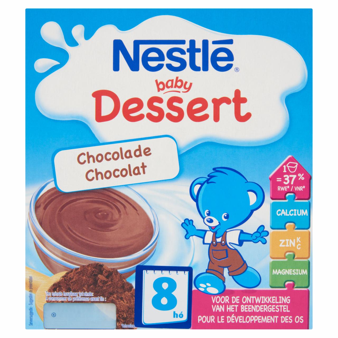 Képek - Nestlé Baby Dessert gluténmentes kakaós babapuding 8 hónapos kortól 400 g