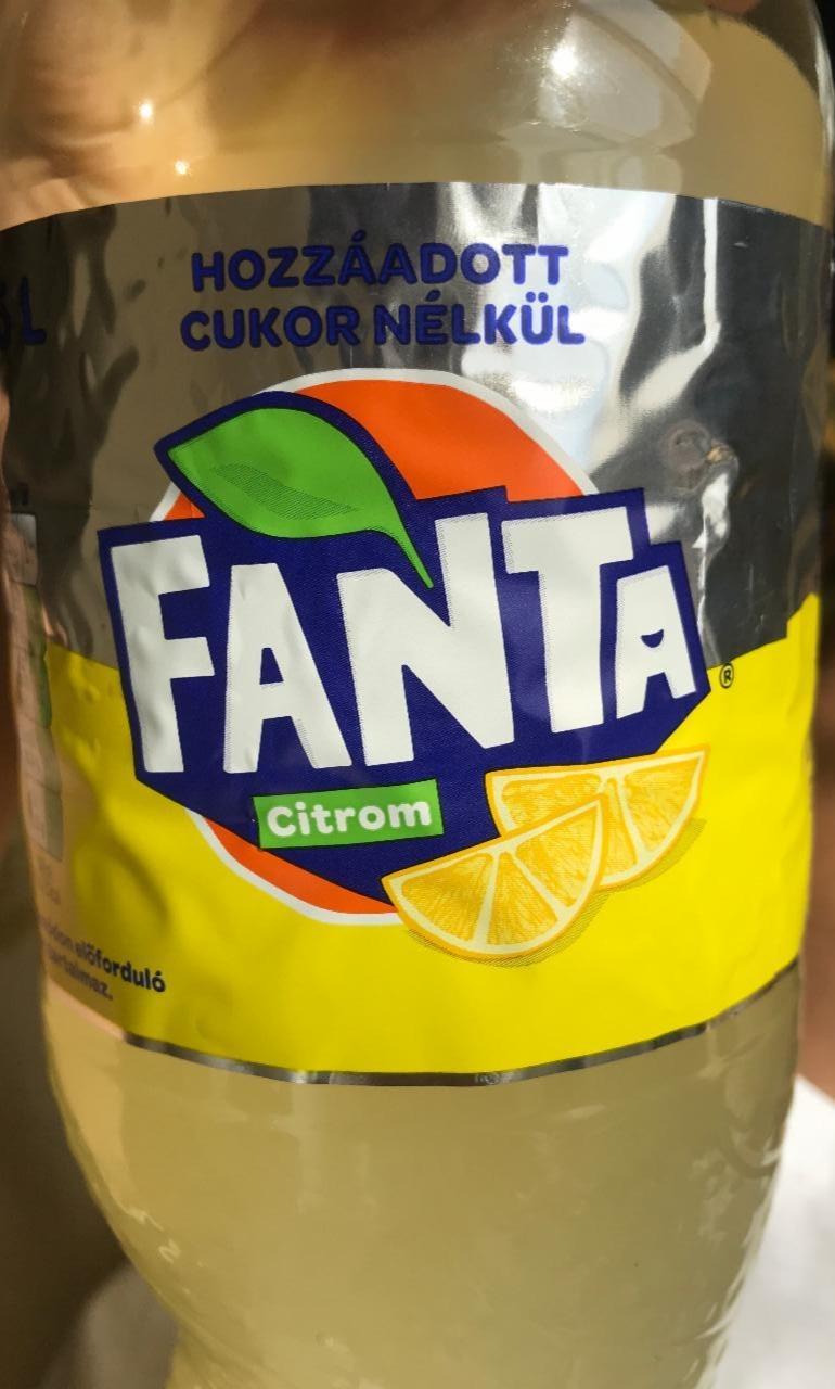 Képek - Fanta Zero citrom ízű szénsavas energiamentes üdítőital édesítőszerekkel 1,75 l