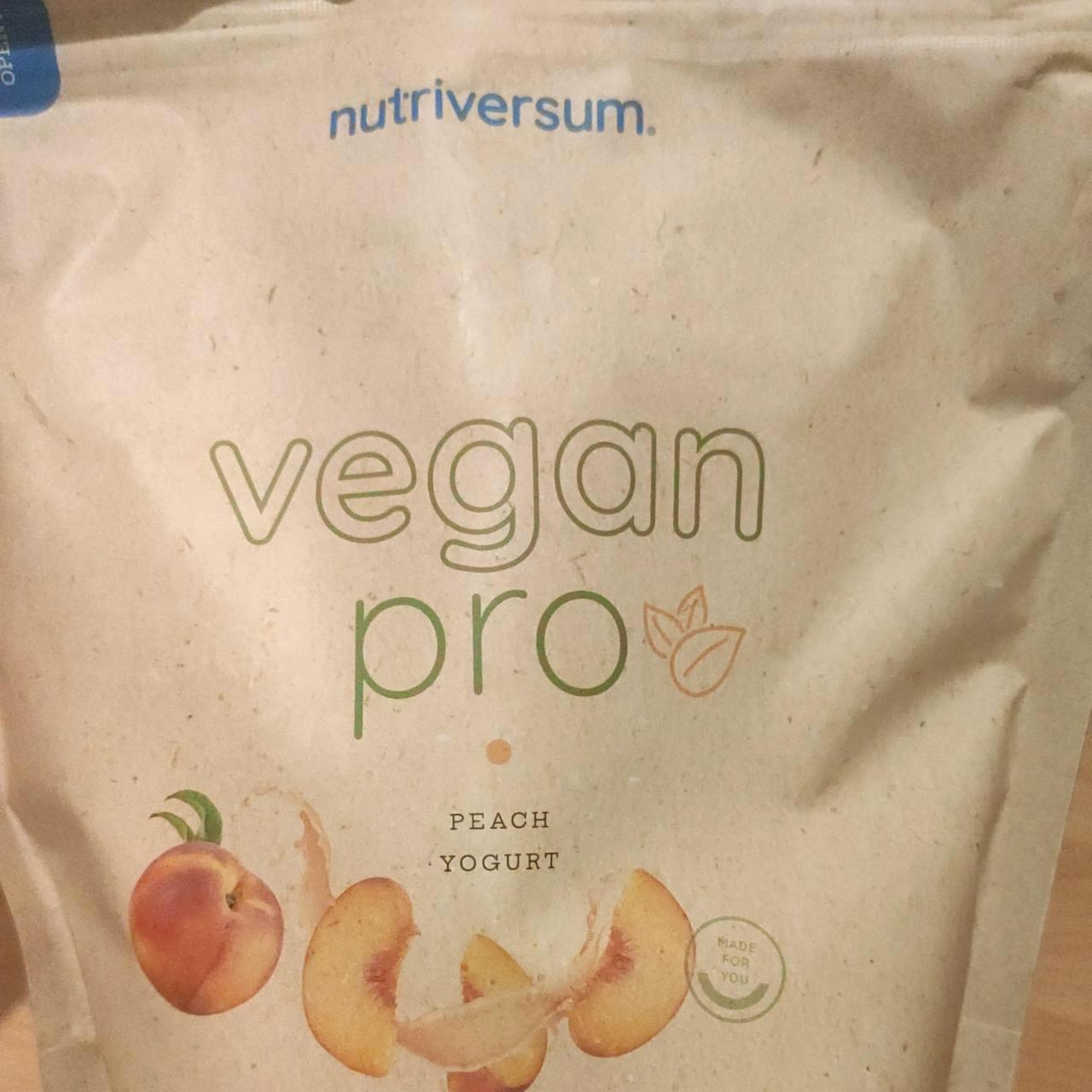 Képek - Vegan pro peach yoghurt Nutriversum