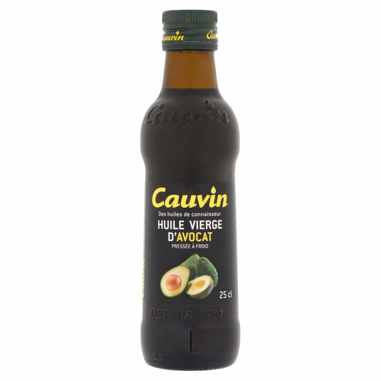 Képek - Cauvin hidegen sajtolt, szűz avokádó olaj 25 cl