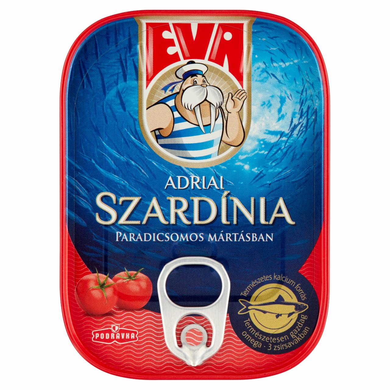 Képek - Eva adriai szardínia paradicsomos mártásban 115 g 