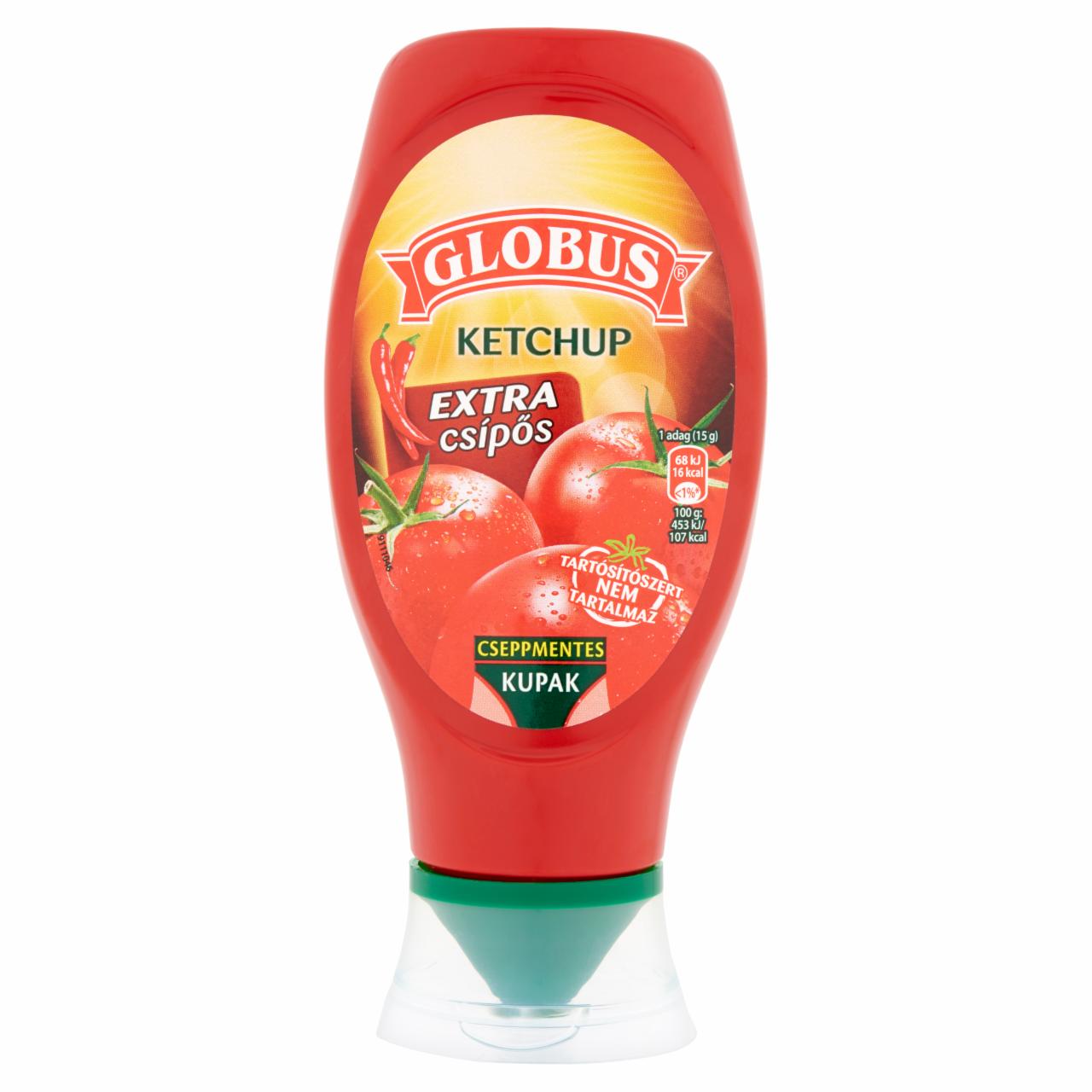 Képek - Globus extra csípős ketchup 450 g