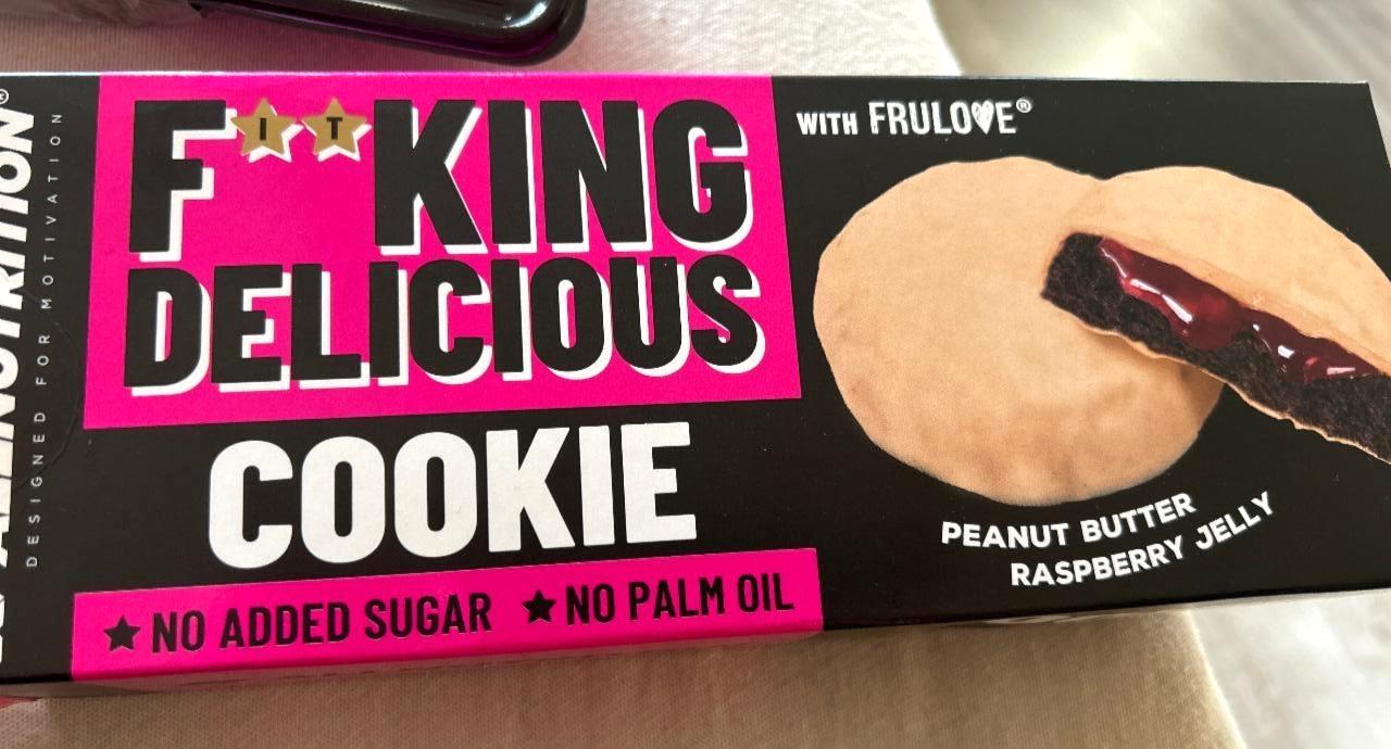 Képek - F**king delicious cookie Peanut butter raspberry jelly AllNutrition
