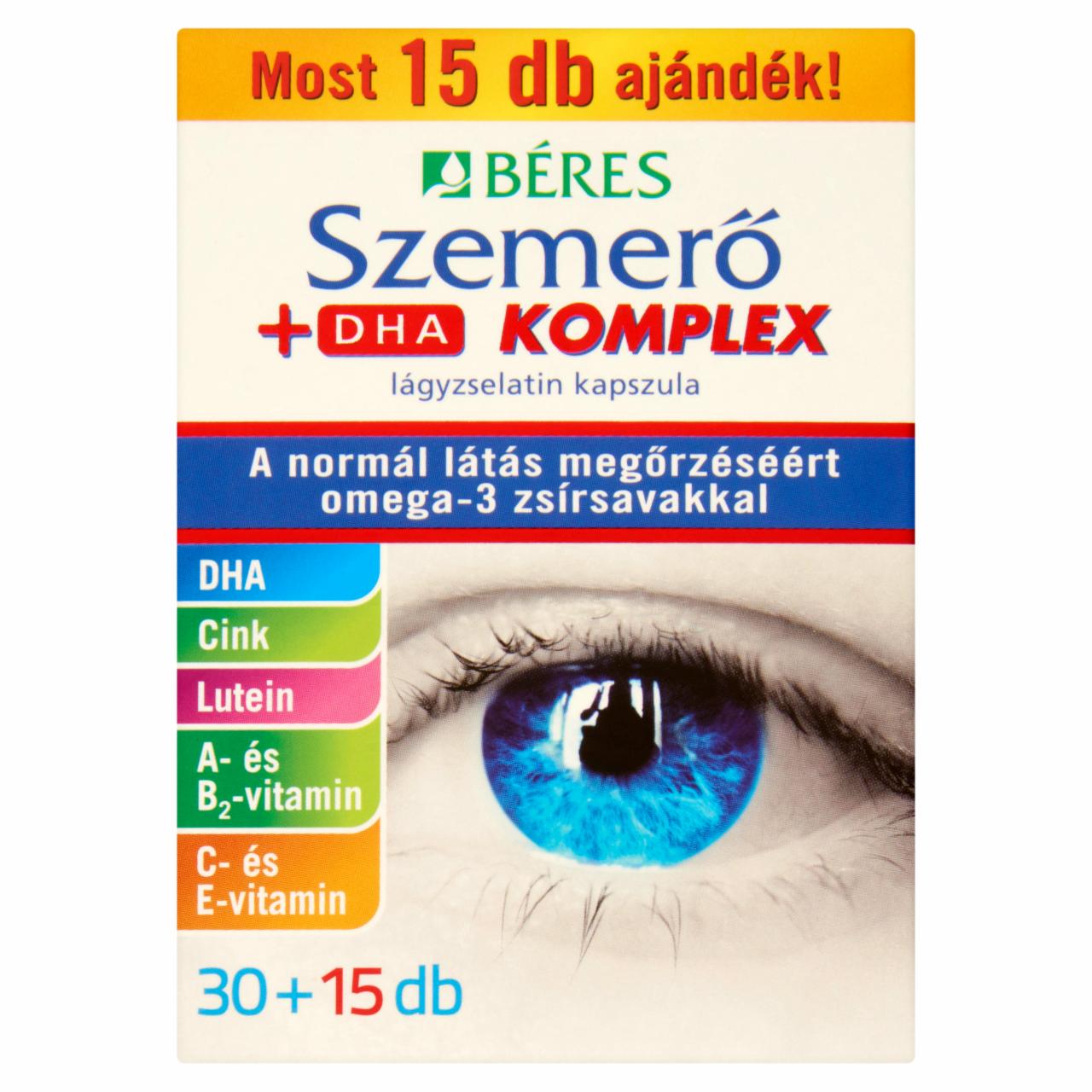 Képek - Béres Szemerő + DHA Komplex lágyzselatin kapszula 45 db 34,65 g