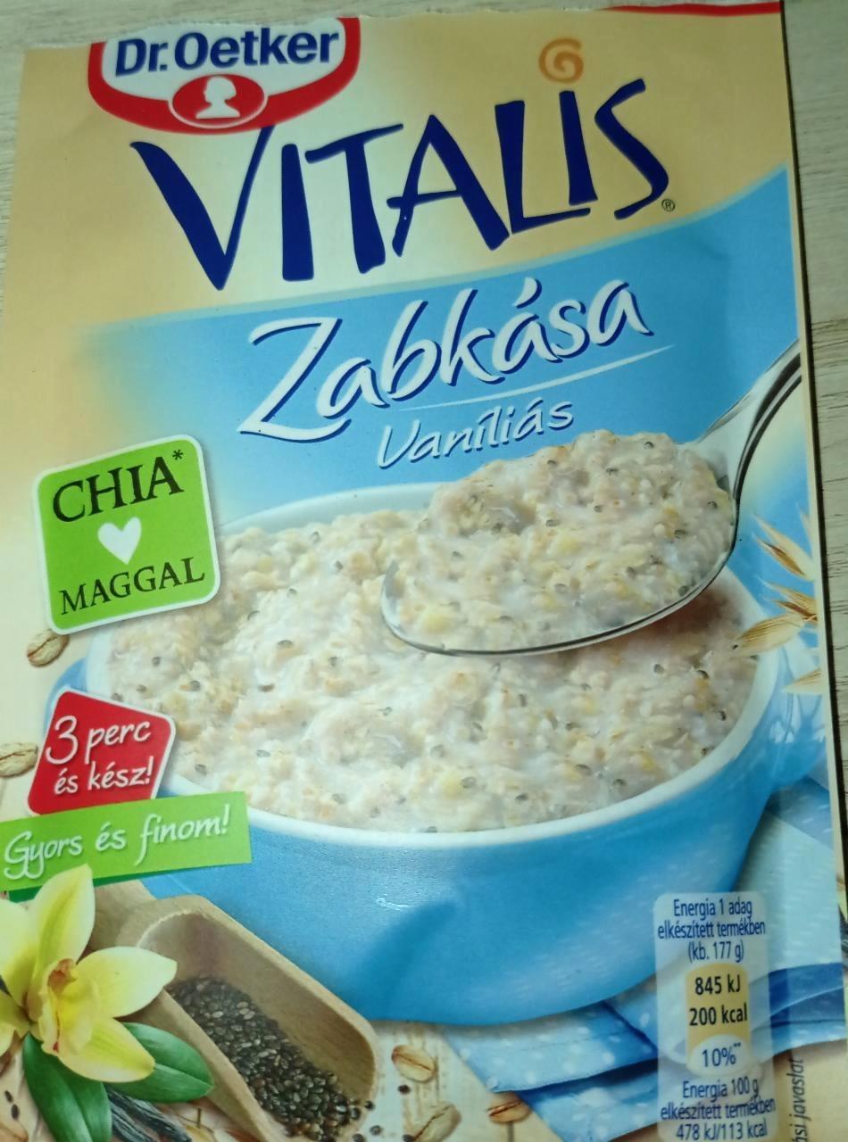 Képek - Vitalis vaníliás zabkása alappor Dr. Oetker