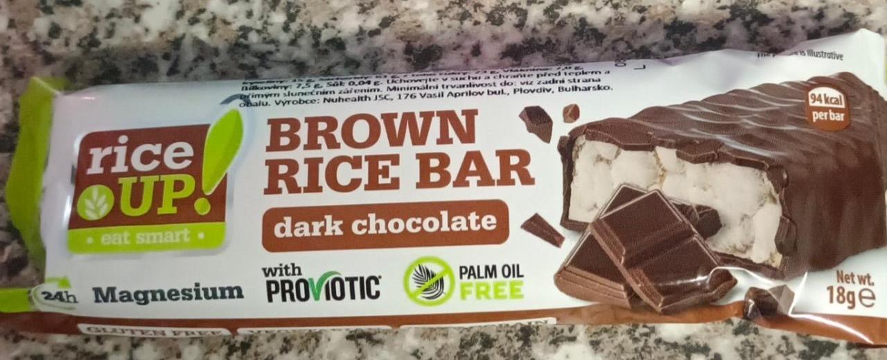 Képek - Brown rice bar szelet Darck chocolate Rice Up!