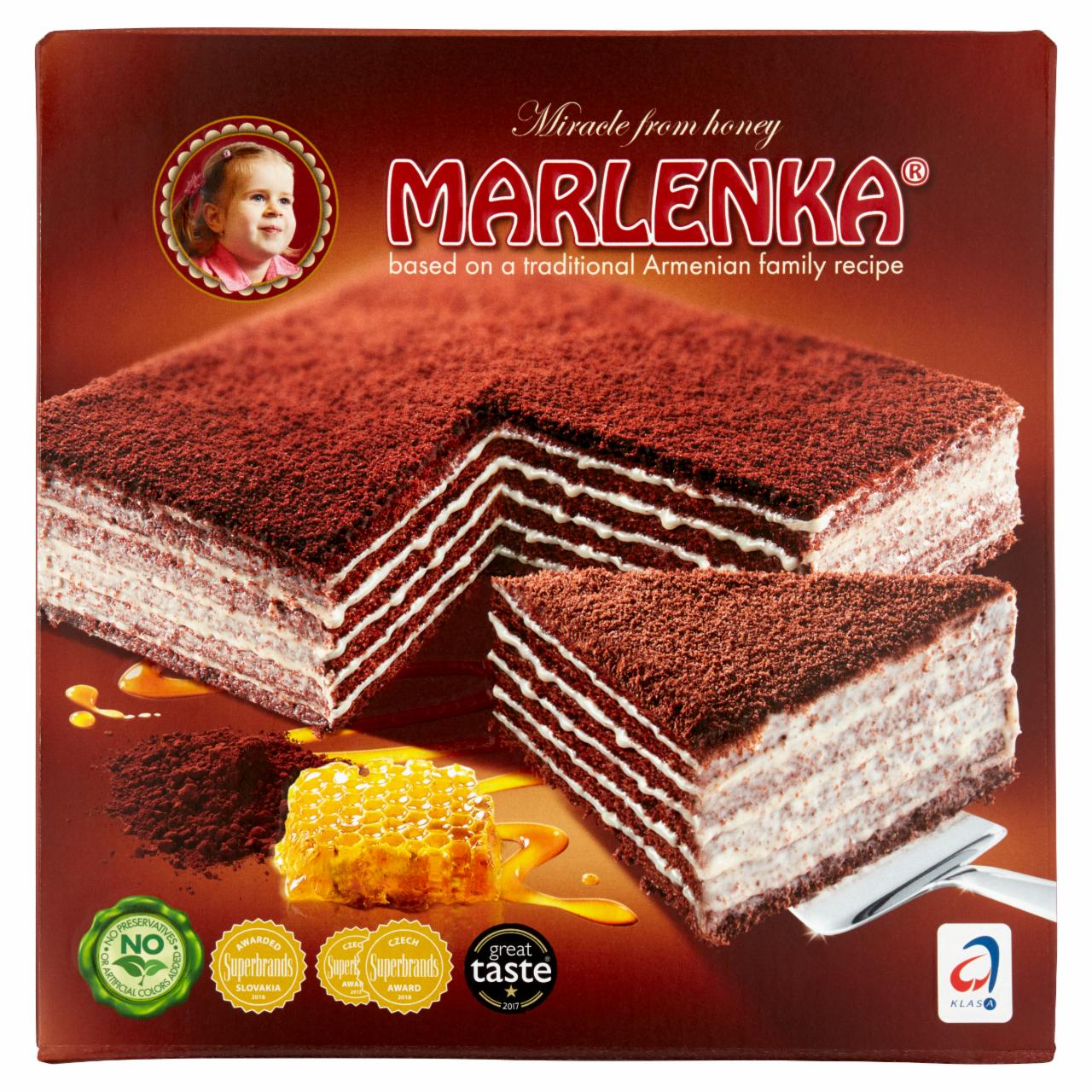 Képek - Marlenka mézes kakaós torta 800 g