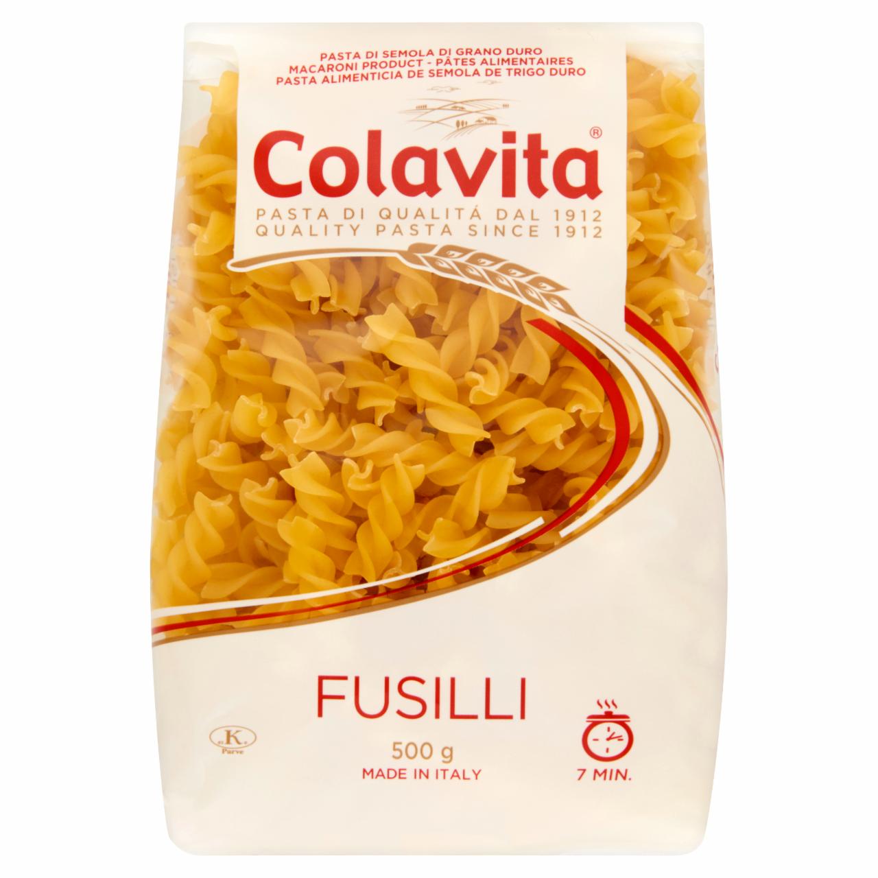 Képek - Colavita Fusilli apró durum száraztészta 500 g