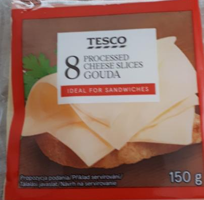 Képek - Tesco szeletelt, zsíros, ömlesztett sajtkészítmény gouda sajttal