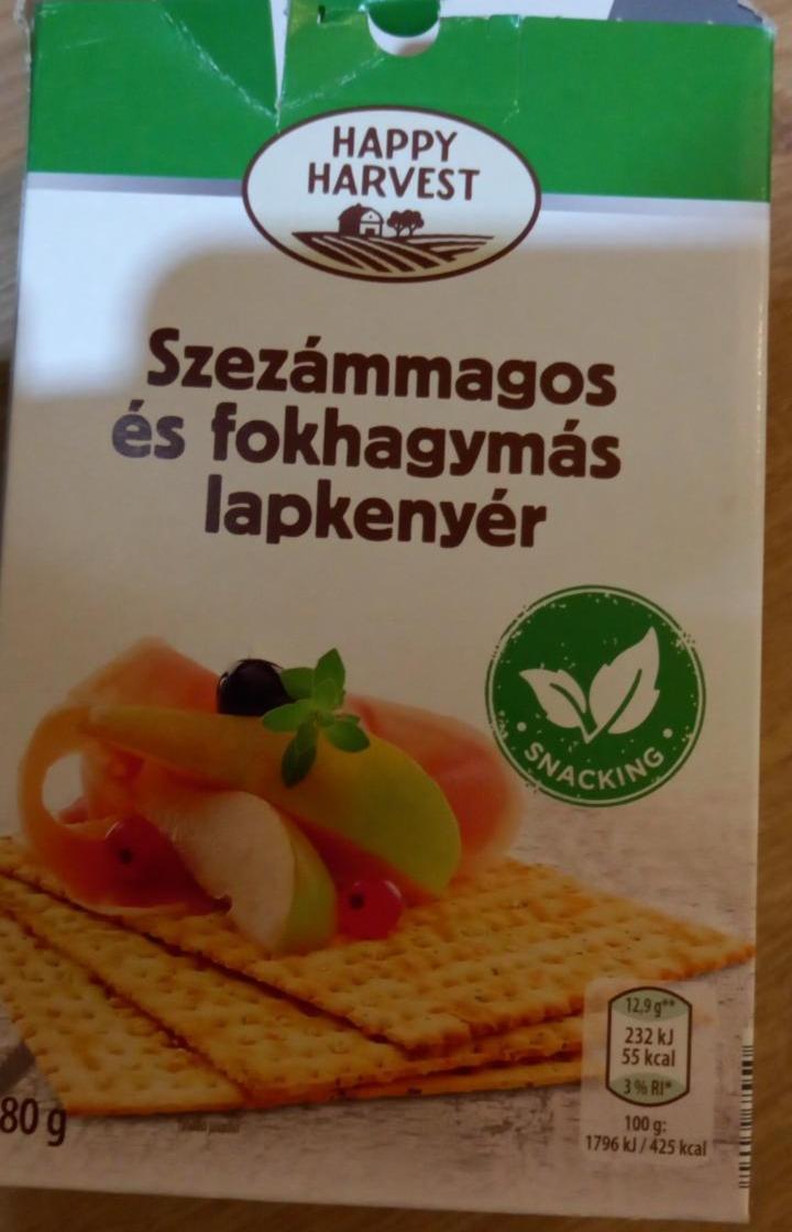 Képek - Szezámmagos és fokhagymás lapkenyér Happy Harvest