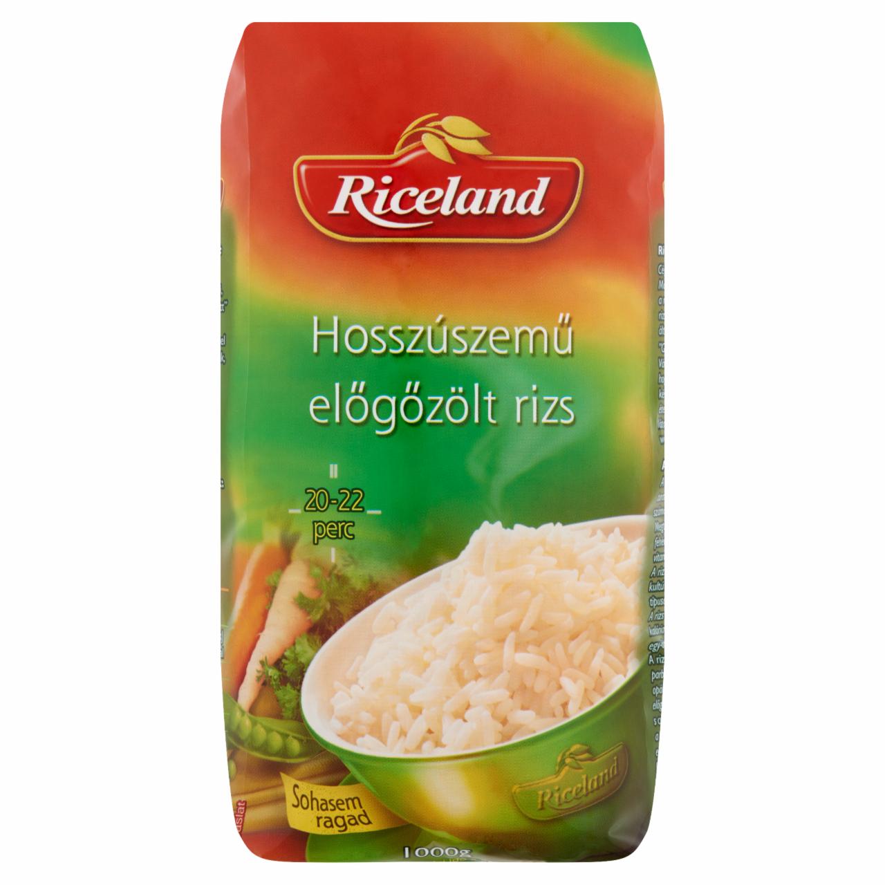 Képek - Riceland hosszúszemű Előgőzölt rizs 1000 g