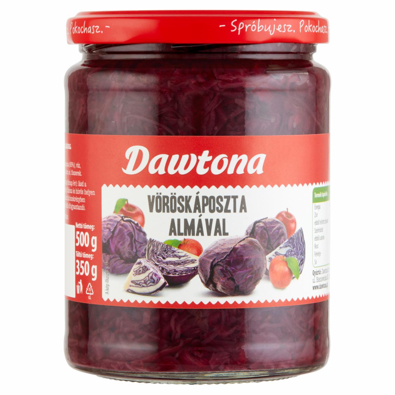 Képek - Dawtona vöröskáposzta almával 500 g