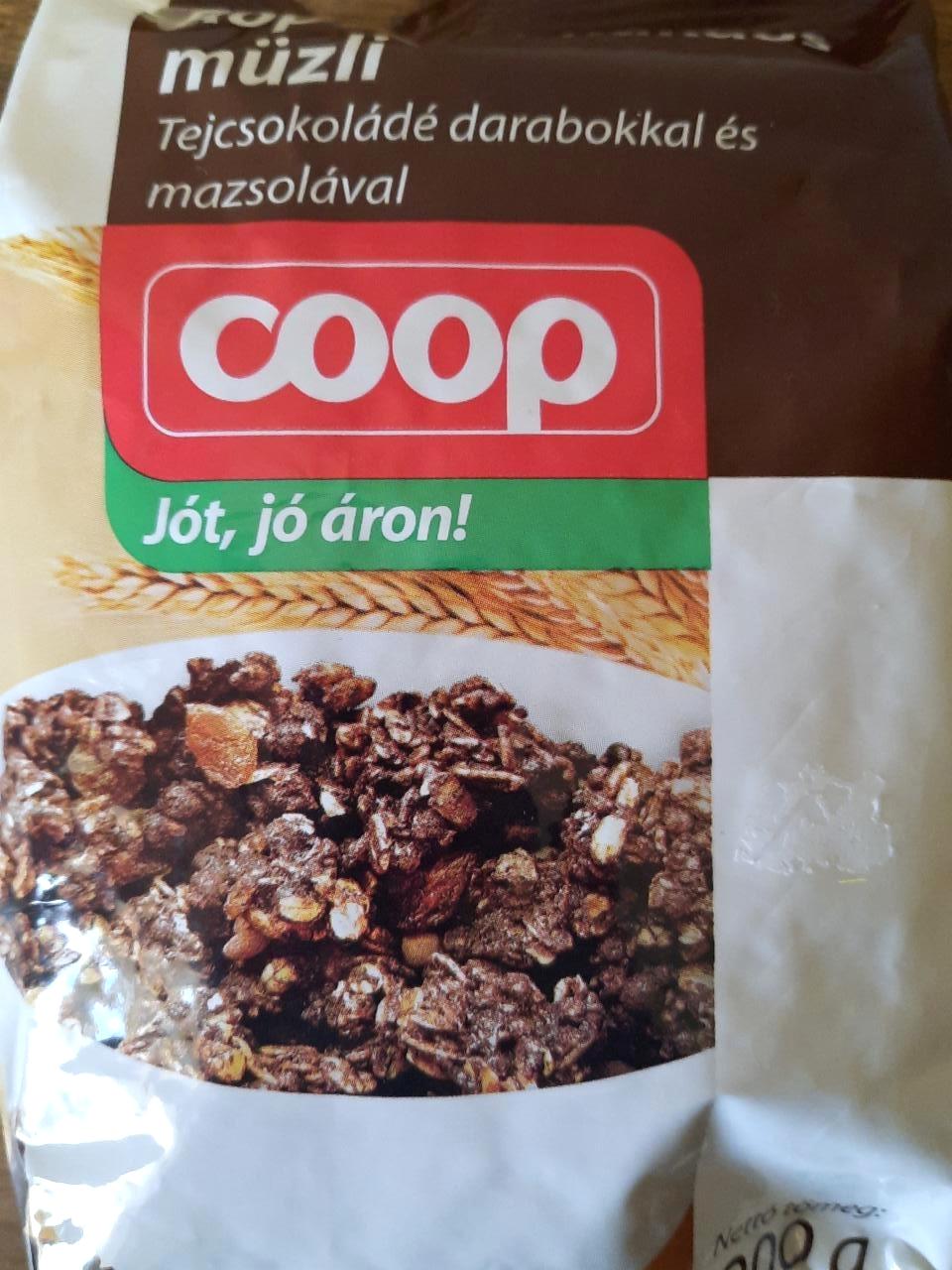 Képek - Ropogós kakaós müzli Coop