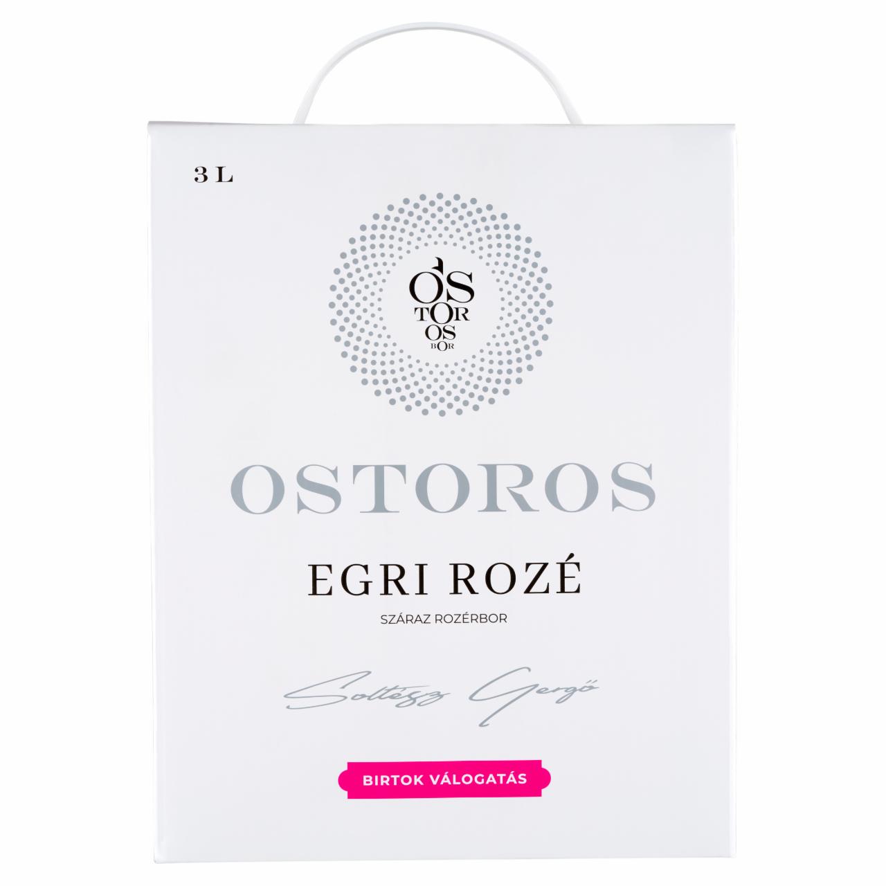 Képek - Ostorosbor Bag-In-Box Egri Rozé száraz rozébor 12% 3 l