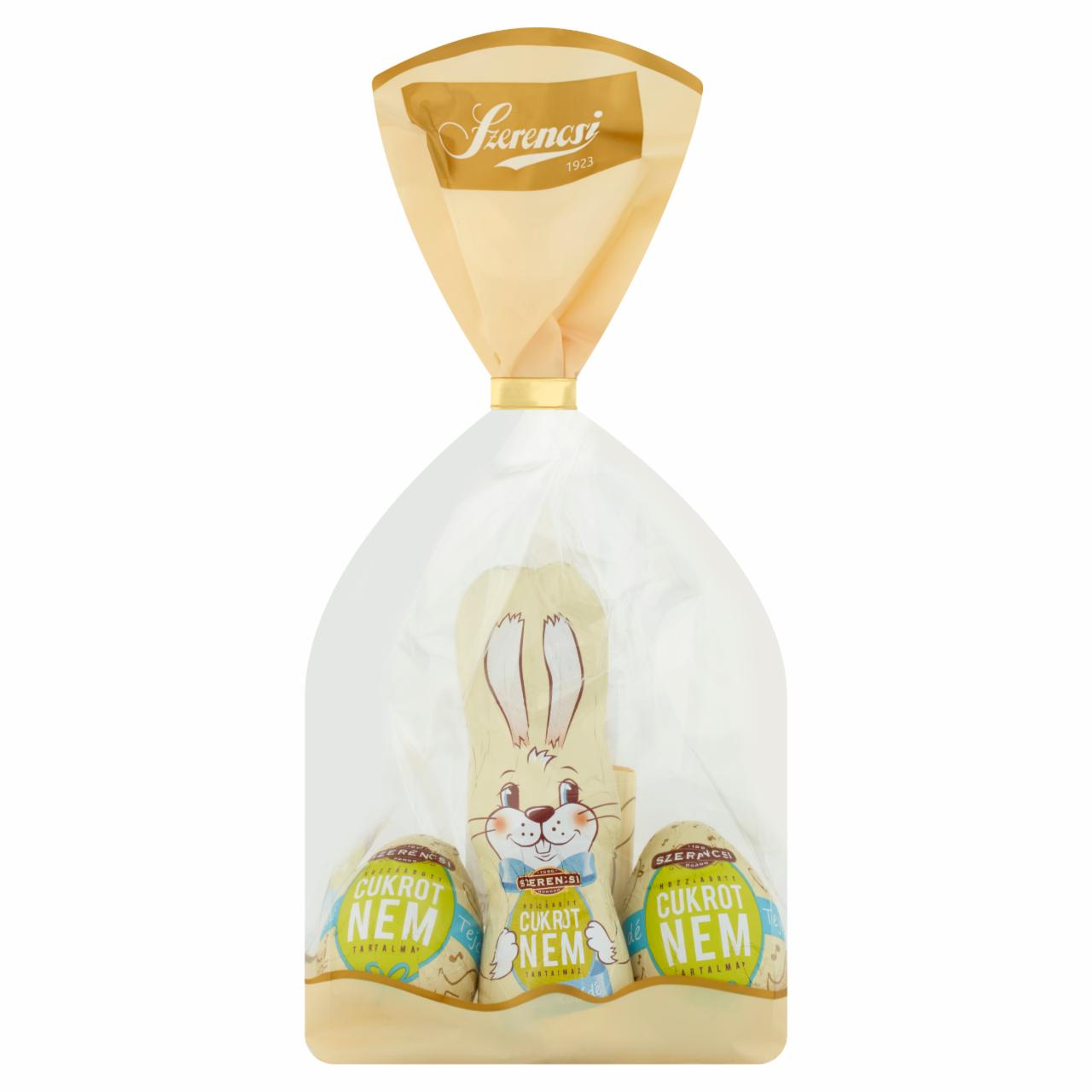 Képek - Szerencsi húsvéti csomag tejcsokoládé figurákkal édesítőszerrel 110 g