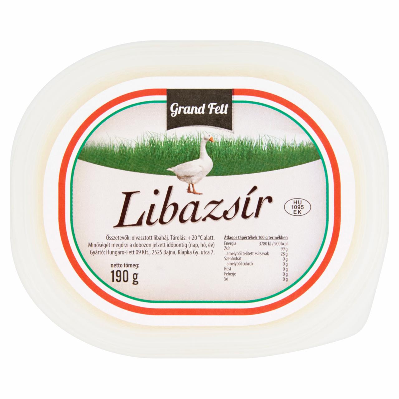 Képek - Grand Fett libazsír 190 g