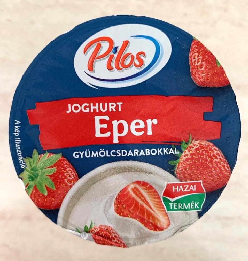 Képek - Joghurt eper gyümölcsdarabokkal Pilos