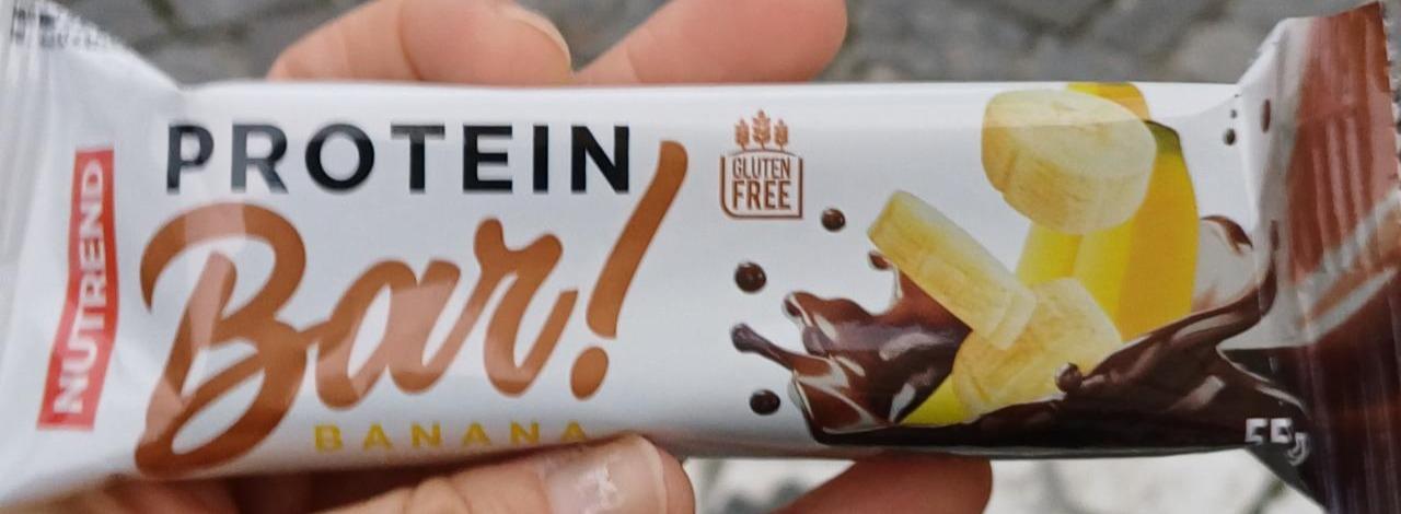 Képek - Nutrend Protein Bar banán ízesítésű fehérjeszelet hozzáadott vitaminokkal 55 g