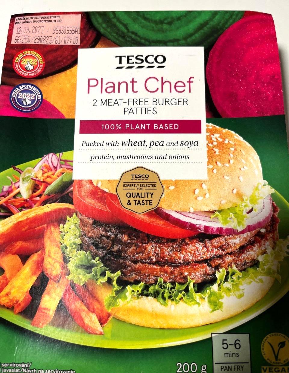 Képek - Plant Chef 2 Meat-Free burger patties Tesco