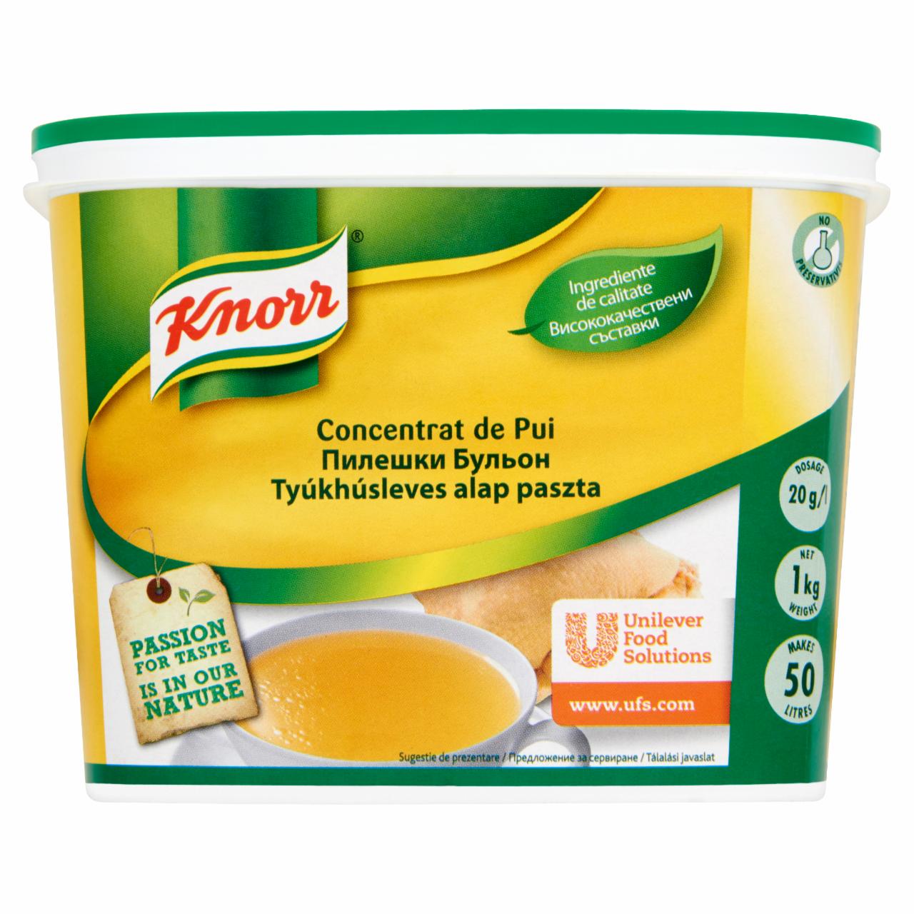 Képek - Knorr tyúkhúsleves alap paszta 1 kg