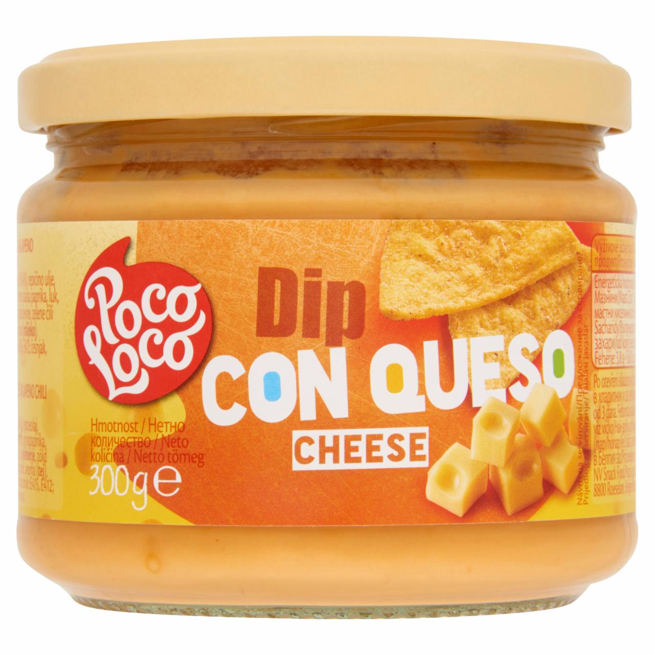 Képek - Poco Loco sajtmártás sajttal és jalapeno chili paprikával 300 g