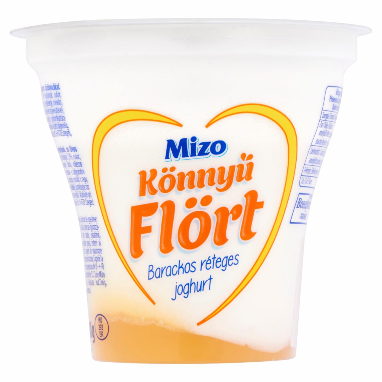 Képek - Mizo Könnyű Flört barackos réteges joghurt 160 g