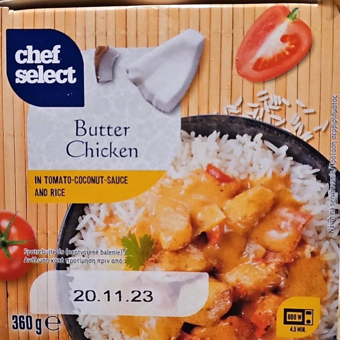 Képek - Butter chicken in tomato-coconut sauce and rice Chef Select