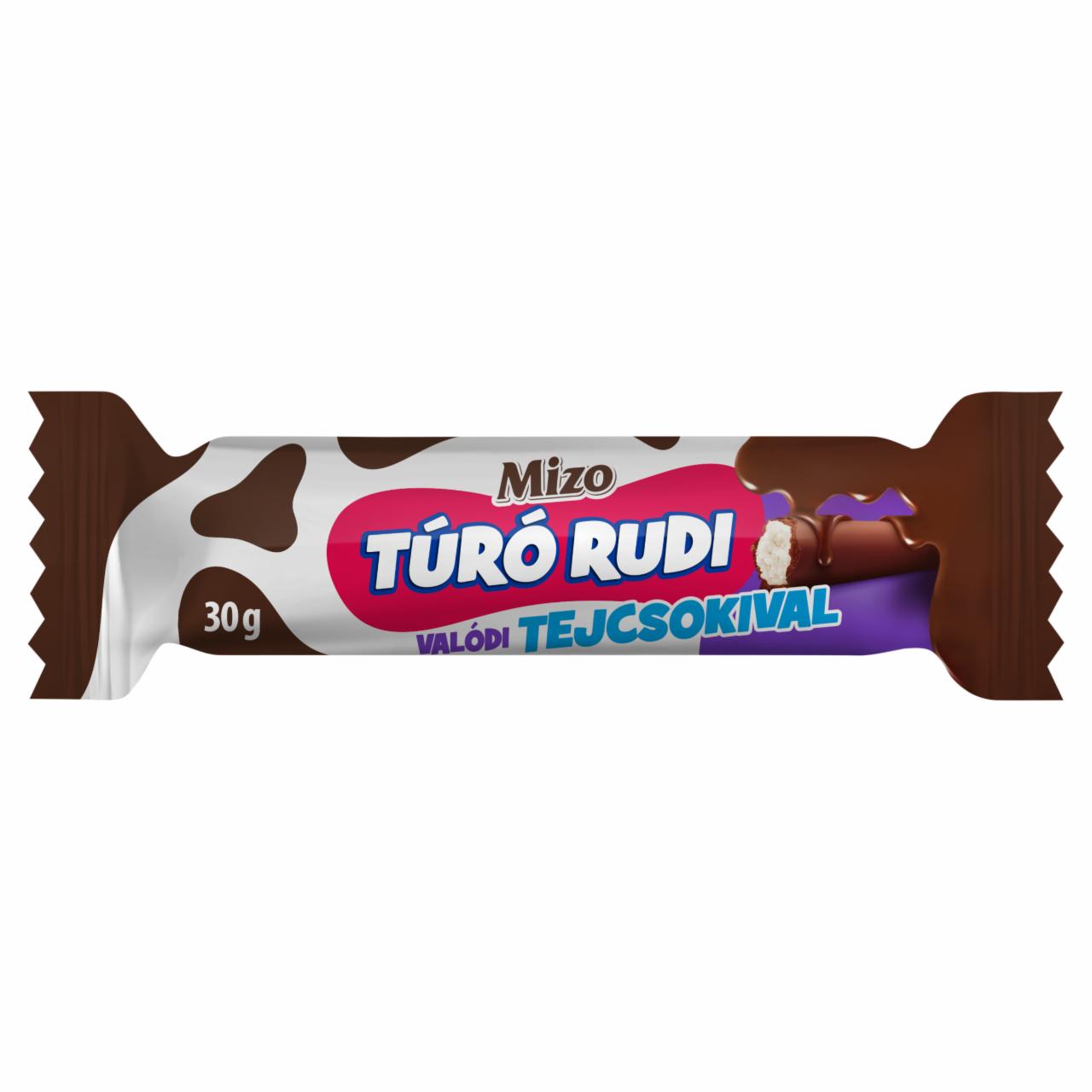 Képek - Mizo Túró Rudi natúr túródesszert tejcsokoládé bevonatal 30 g