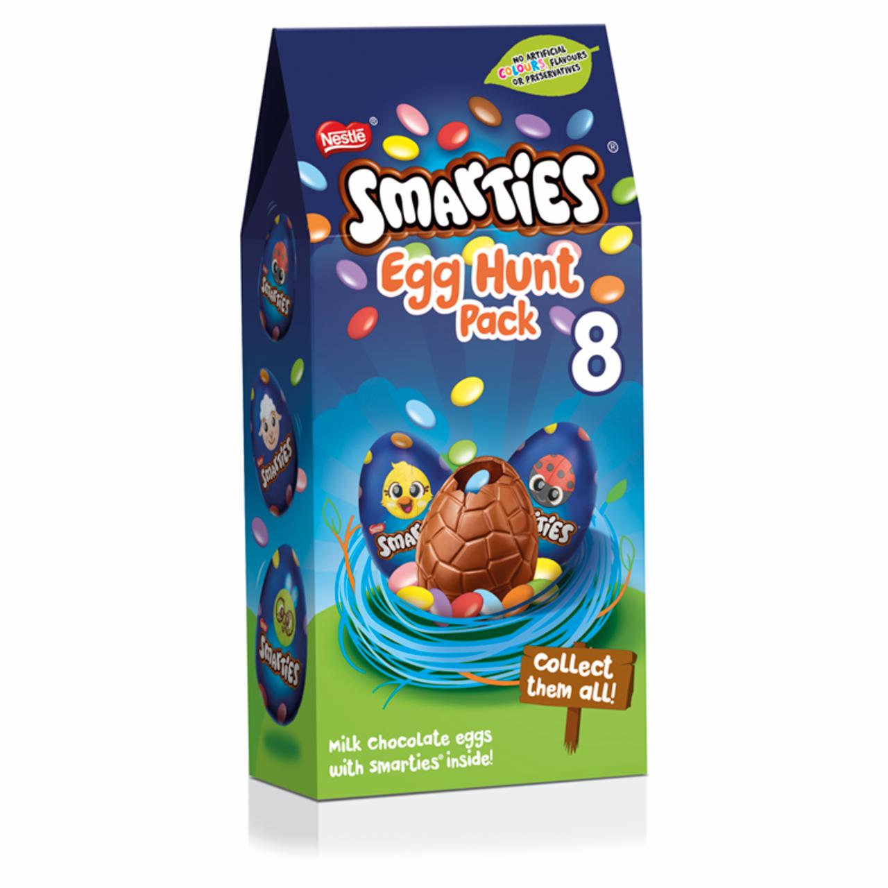 Képek - Smarties tejcsokoládé tojás tejcsokoládés cukordrazséval 140 g