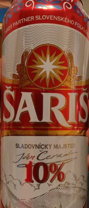 Képek - sör Šariš 10%