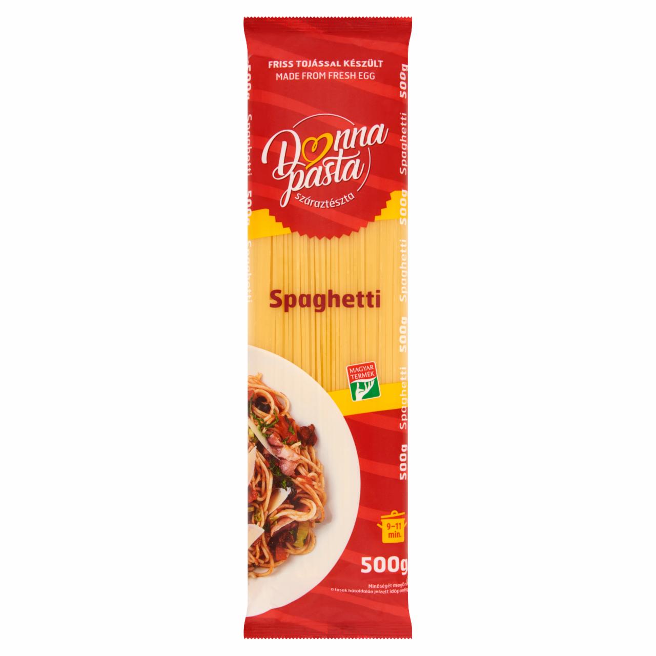 Képek - Donna Pasta spaghetti 1 tojásos száraztészta 500 g