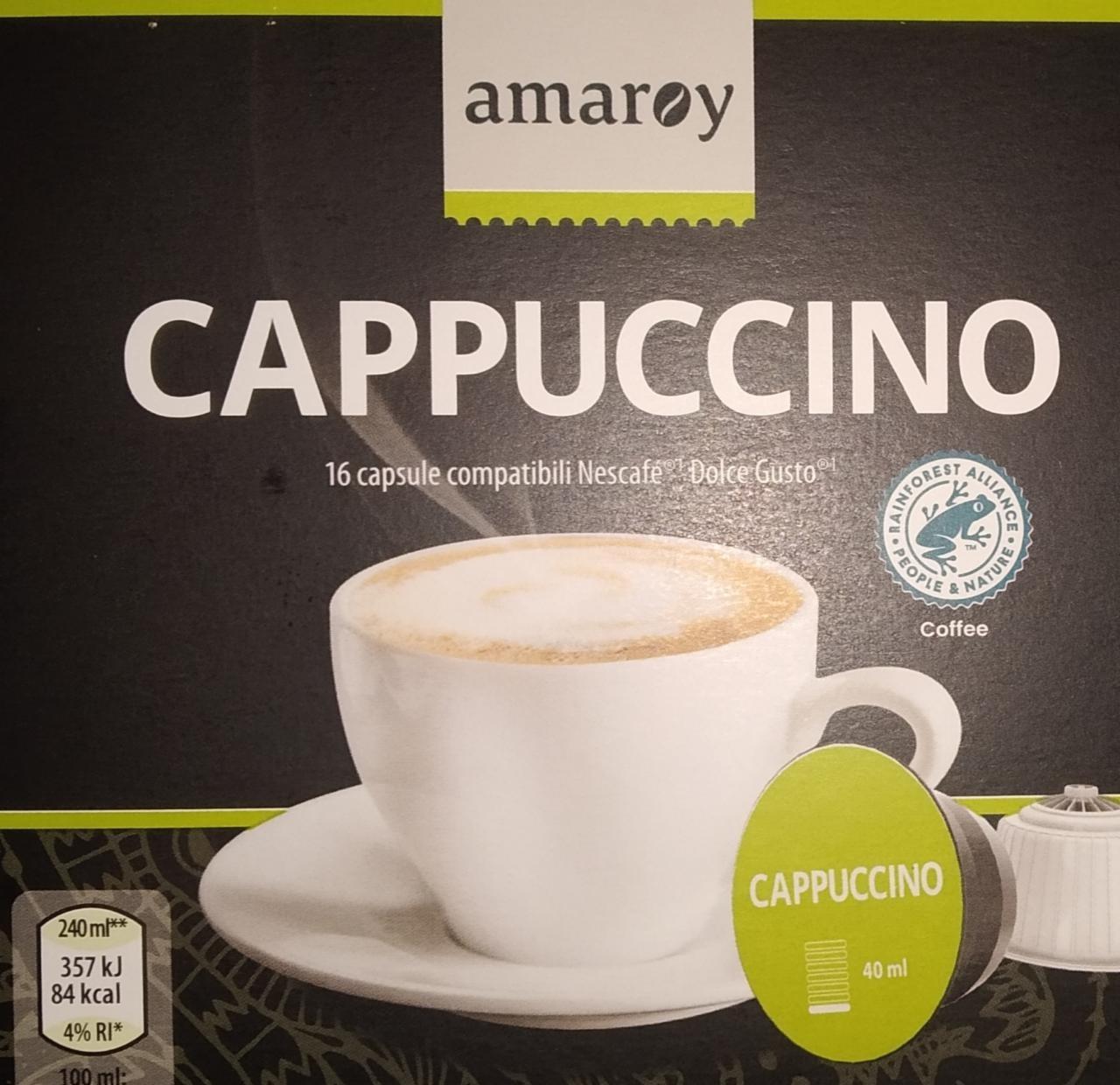Képek - Cappuccino kapszula Amaroy