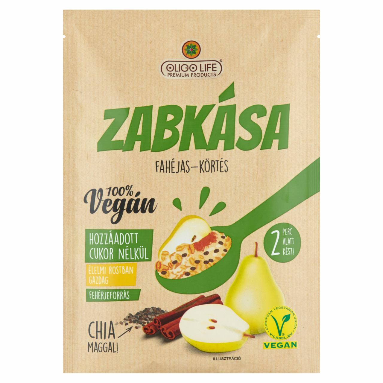 Képek - Oligo Life fahéjas-körtés zabkása alappor 65 g