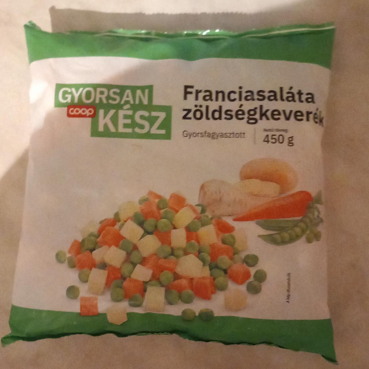 Képek - Franciasaláta zöldségkeverék Coop