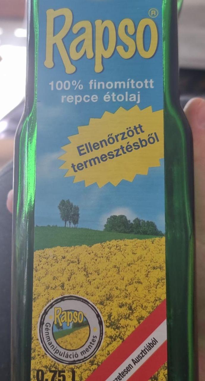 Képek - 100% finomított repce étolaj Rapso