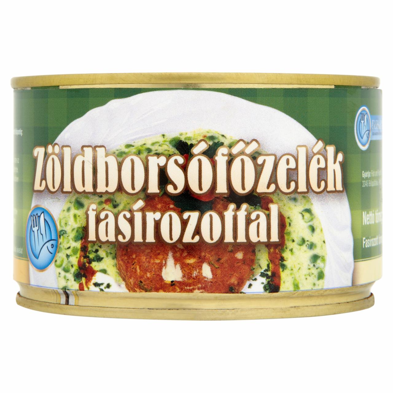 Képek - Zöldborsófőzelék fasírozottal Fish & Food