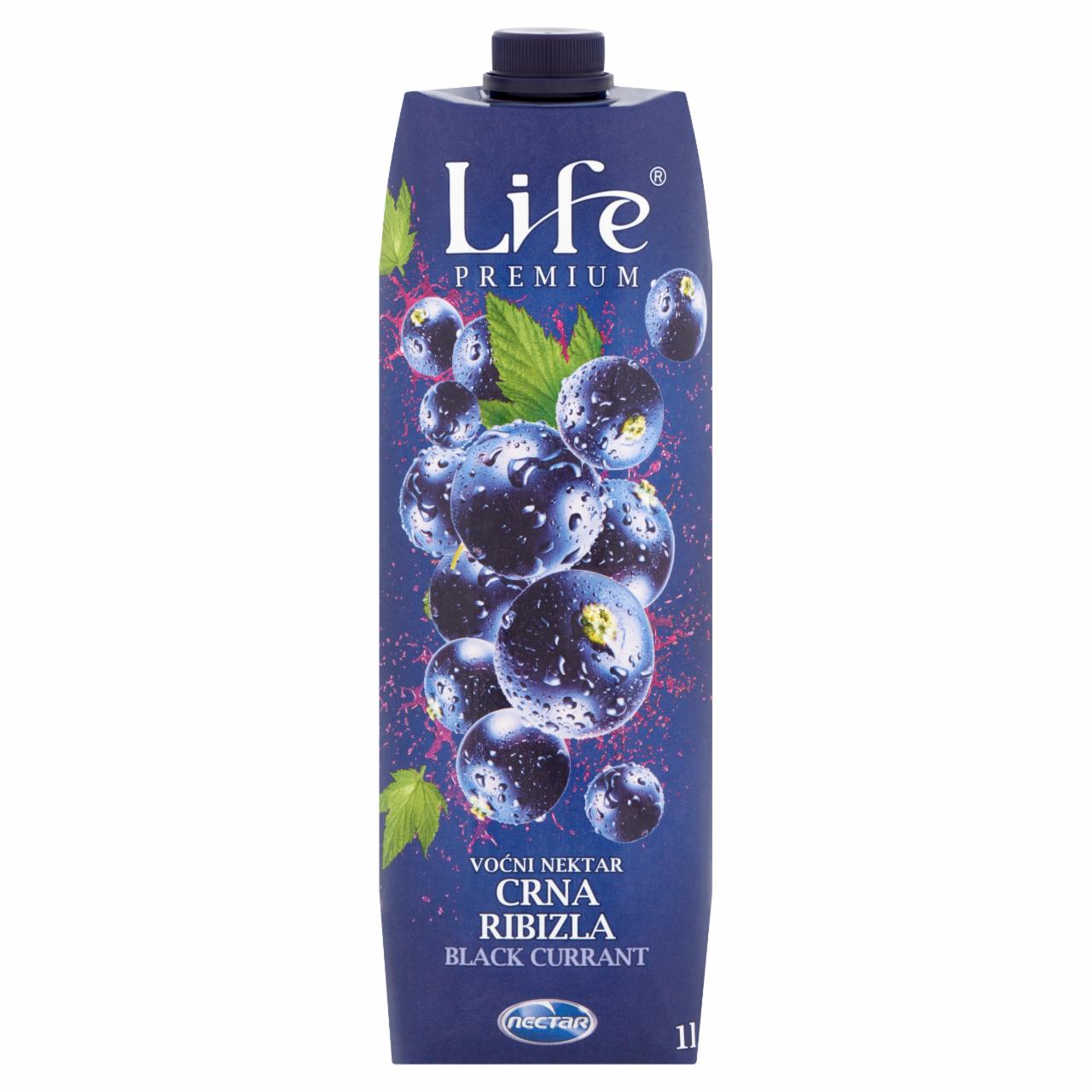 Képek - Nectar Life prémium feketeribizli szűrt vegyes gyümölcsital 1 l
