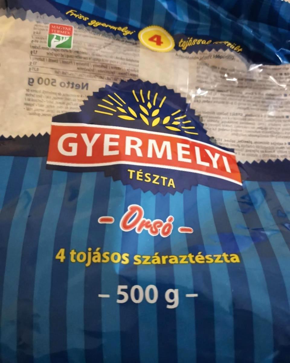 Képek - Gyermelyi orsó 4 tojásos száraztészta 500 g