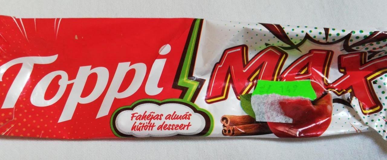 Képek - Hűtött desszert kakaós étbevonómasszába mártva fahéjas alma töltelékkel Toppi Max
