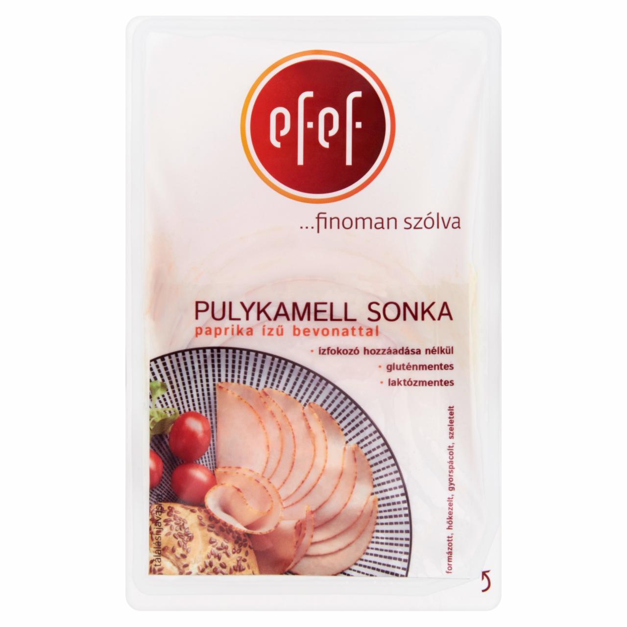 Képek - eFeF szeletelt pulykamell sonka paprika ízű bevonattal 500 g