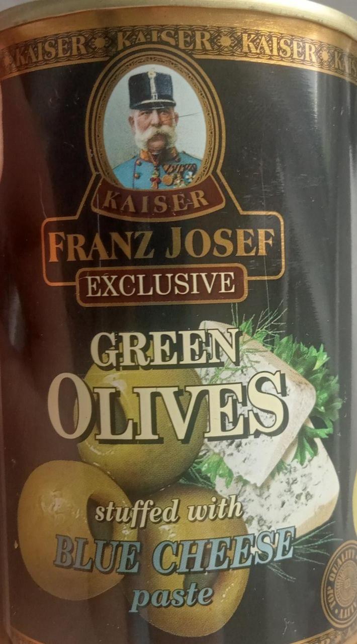 Képek - Exclusive zöld olívabogyó márványsajtkrémmel töltve sós lében Kaiser Franz Josef