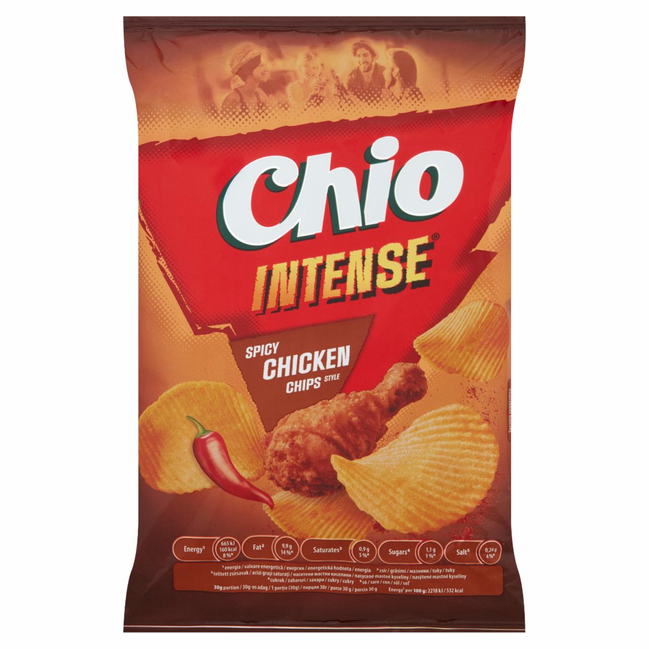 Képek - Chio Intense csípős chili és csirkehús ízű burgonyachips 65 g