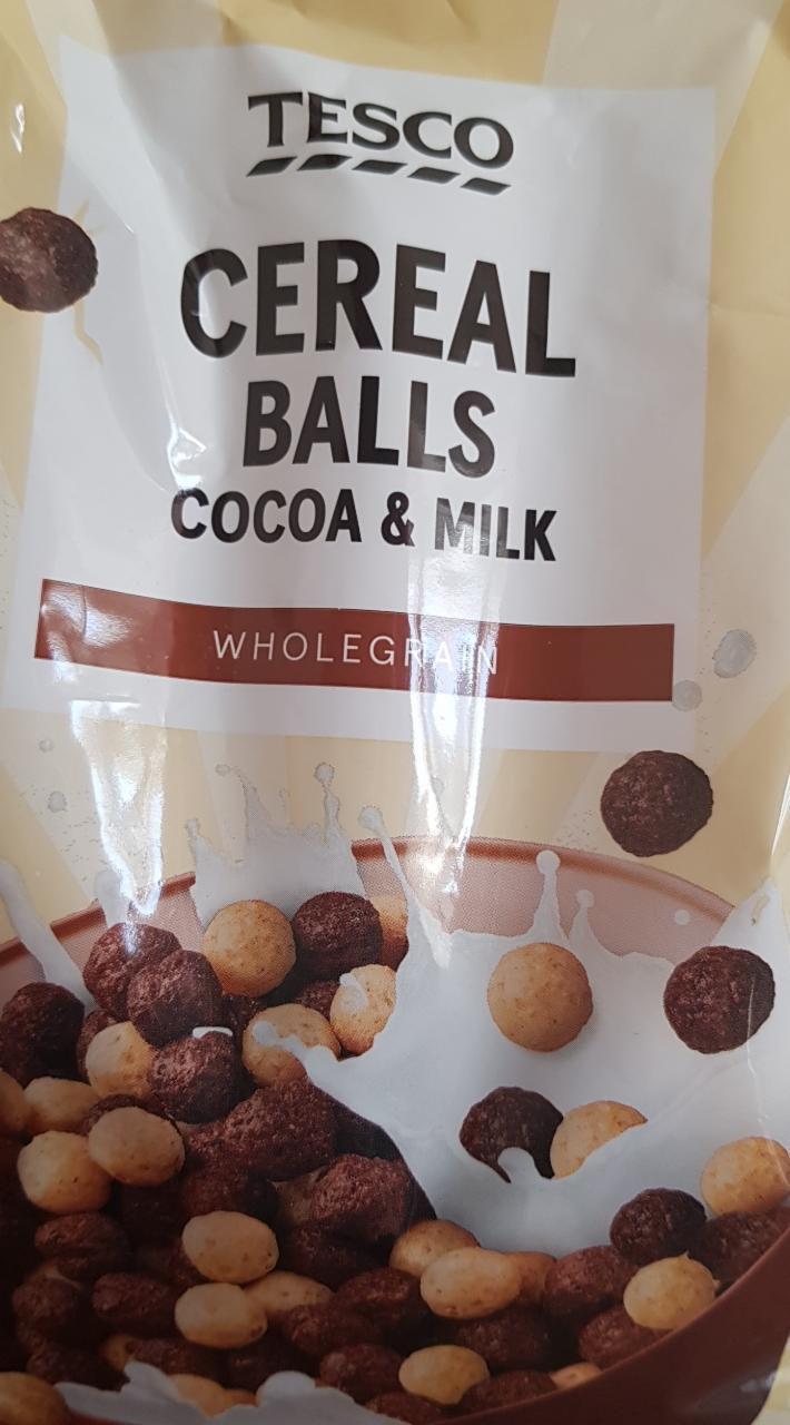 Képek - Cereal Balls cocoa&milk wholegrain Tesco