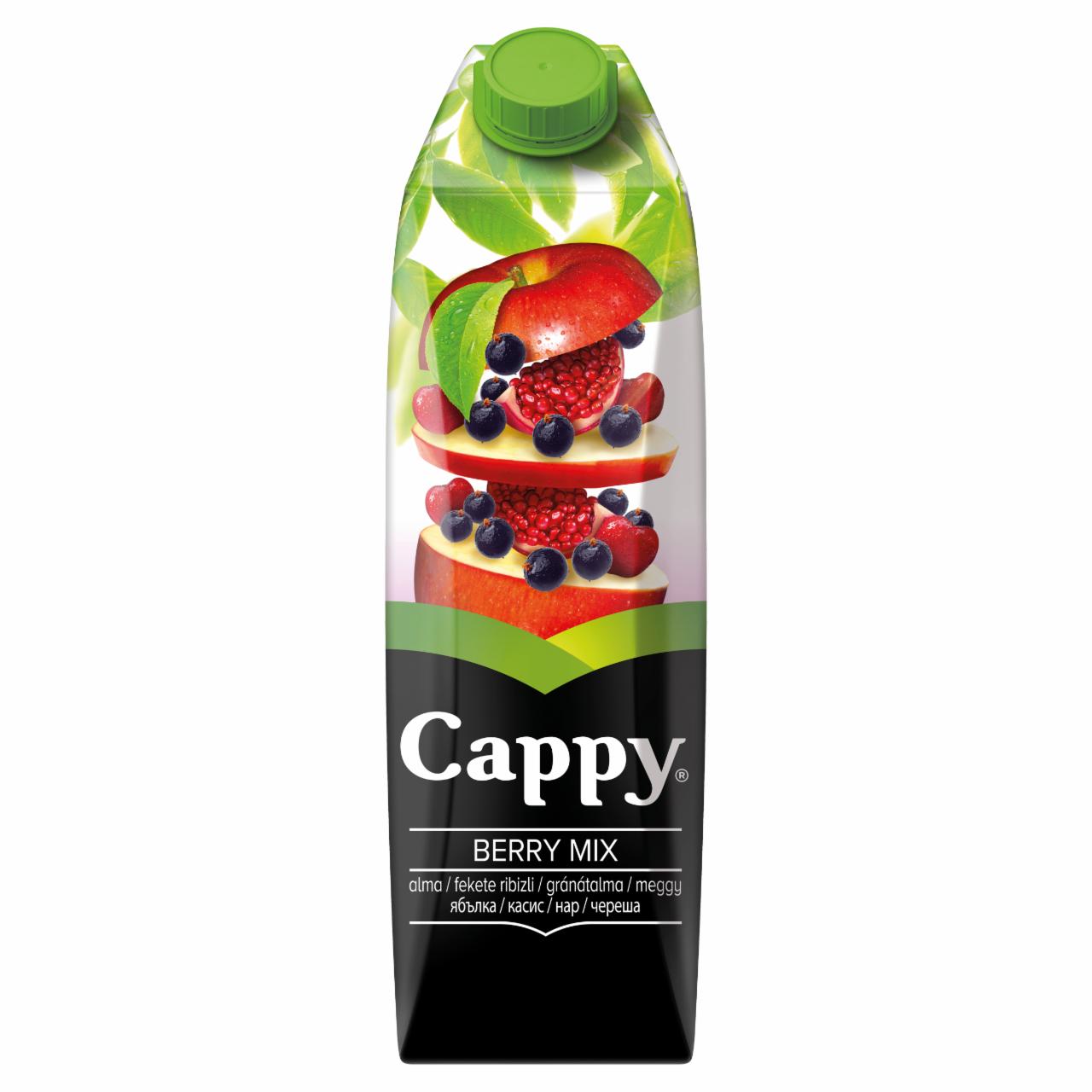 Képek - Cappy Berry Mix piros gyümölcsital bogyós gyümölcsökkel 1 l